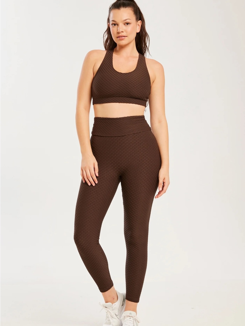 Booty by Brabant Curvy Croco Skin Seamless Textured Leggings